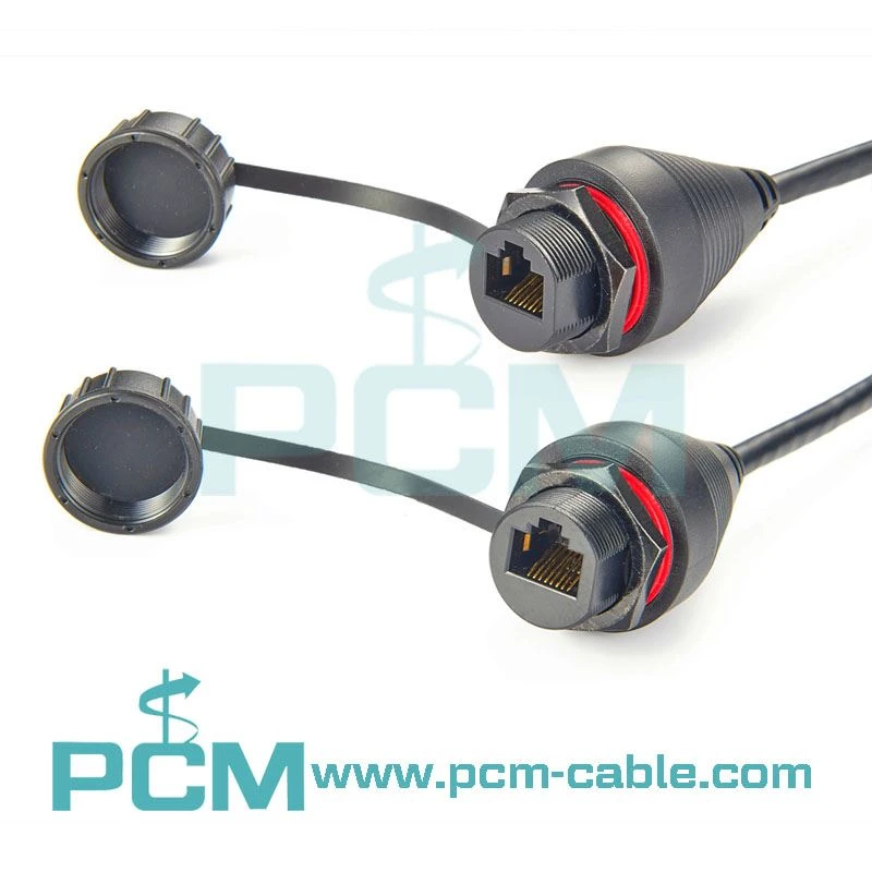 we are the manufacturer of RJ45 Panel Mount Cable Waterproof