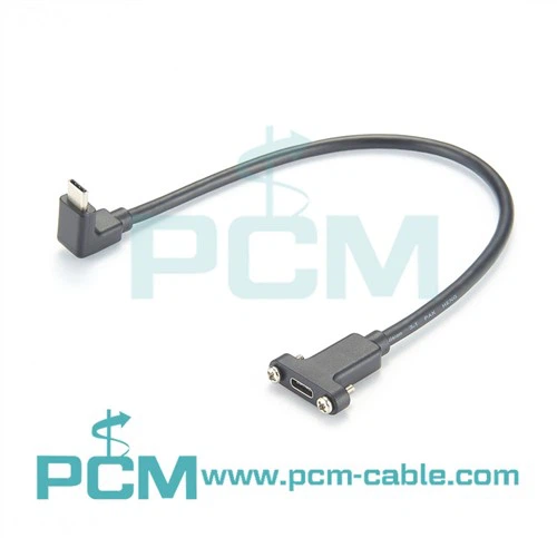 Cavo di montaggio a pannello USB3.1 tipo C verso l'alto