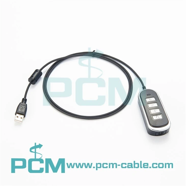 Cavo adattatore per cuffie per call center da USB a jack da 3,5 mm