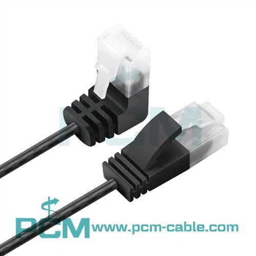 Cavo Ethernet Cat6a ad angolo ultra sottile