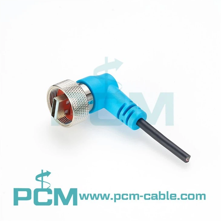 Metal case waterproof USB base 2.0 connector