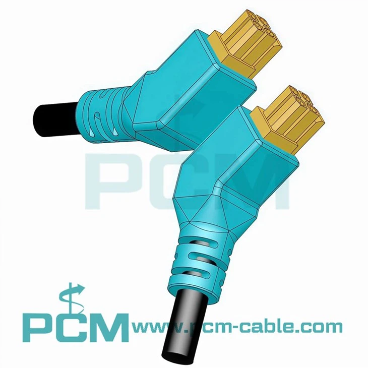 mega-fit 45 degree high-current cable