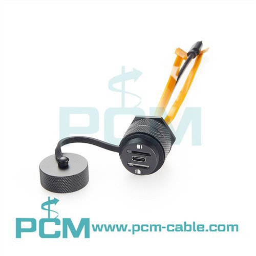 Scheda TF e connettore USB impermeabili IP67 3-in-1 scheda Nano SIM