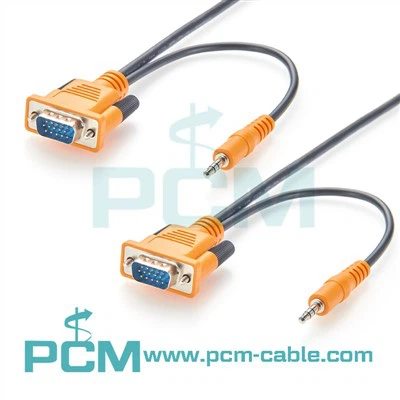 Cavo monitor VGA con audio da 3,5 mm