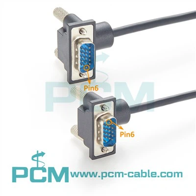 Cavo VGA ad angolo retto da 15 pin 90 gradi