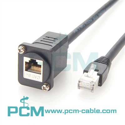 Cavo di prolunga schermato per montaggio a pannello Cat6A Cat8